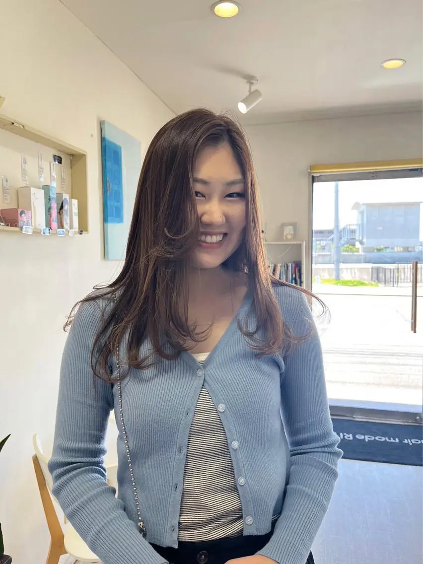ロング カット ★ 里奈★のヘアスタイル