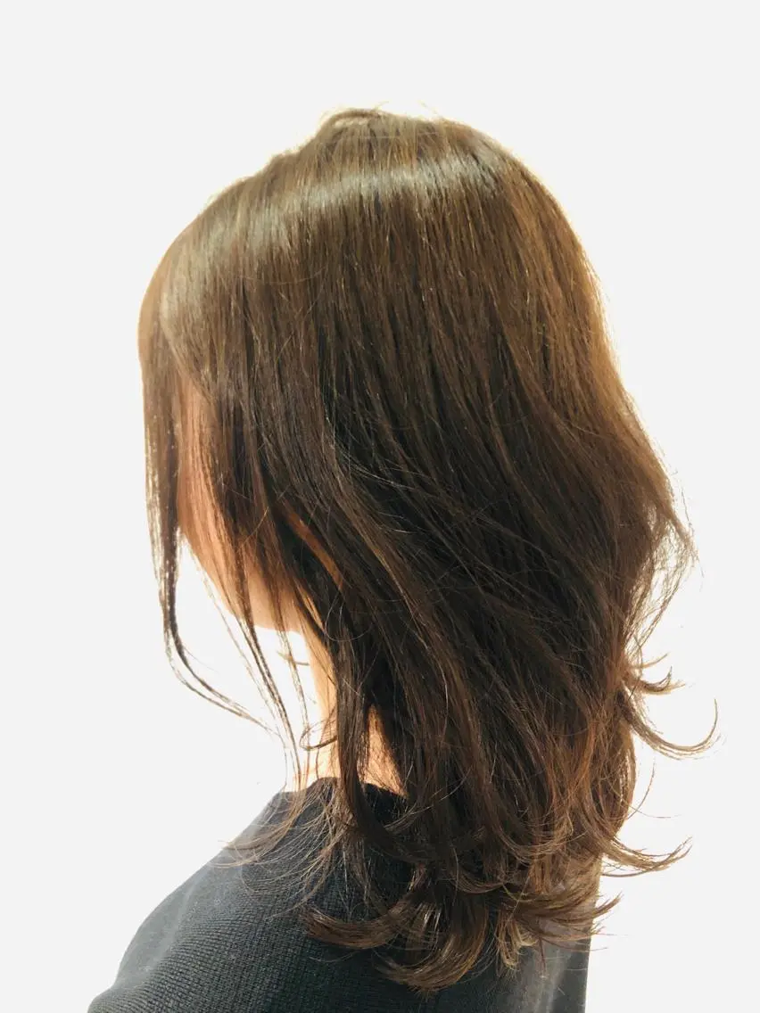 ミディアム カラー ブラウンカラー Sail 【セイル】のヘアスタイル