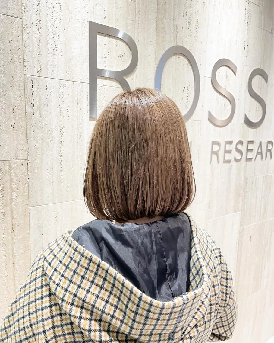 ミディアム カット ヘアカラー トリートメント 高橋 芽衣のヘアスタイル