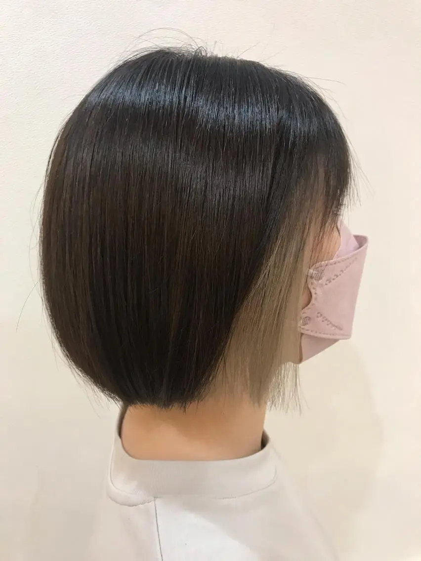 ショート ヘアカラー yukari 艶髪ヘアのヘアスタイル