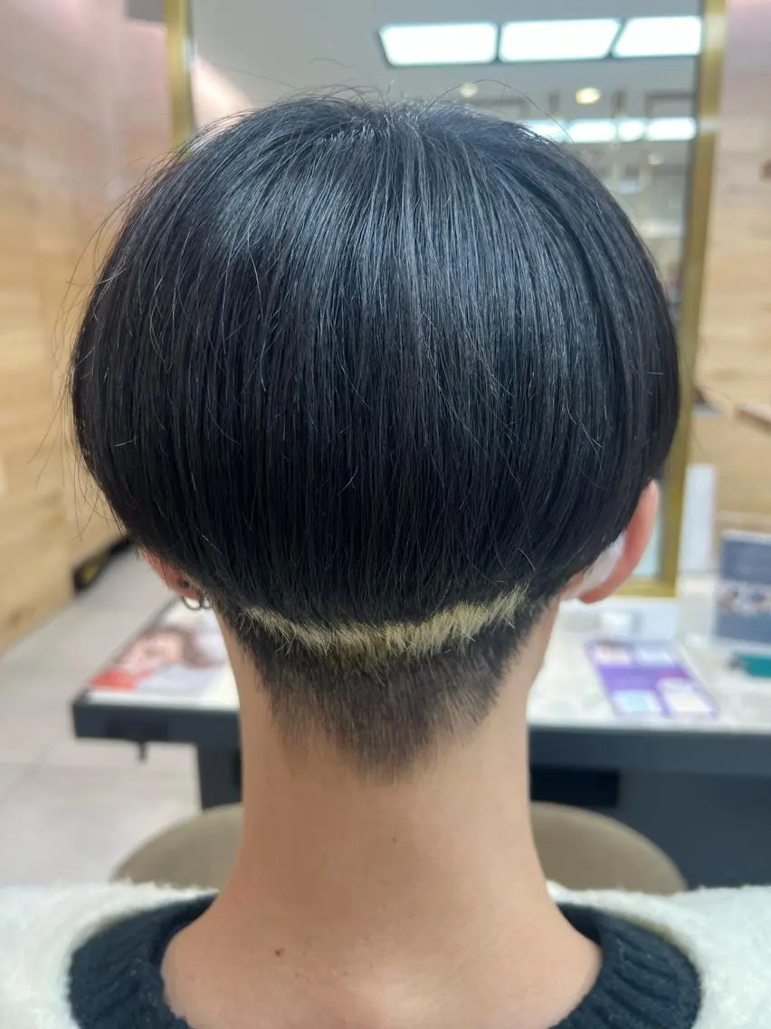 メンズ メンズ韓国風 マッシュ カット ヘアセット 古山 侑東 /シャドウパーマのヘアスタイル