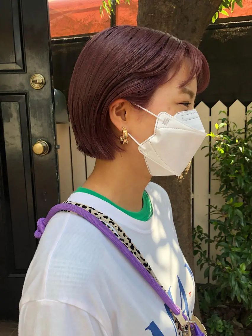 ショート カラー eri kinjoのヘアスタイル