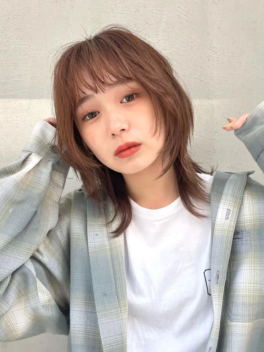 ショート カラー ブリーチ&髪質改善 TAIGAのヘアスタイル