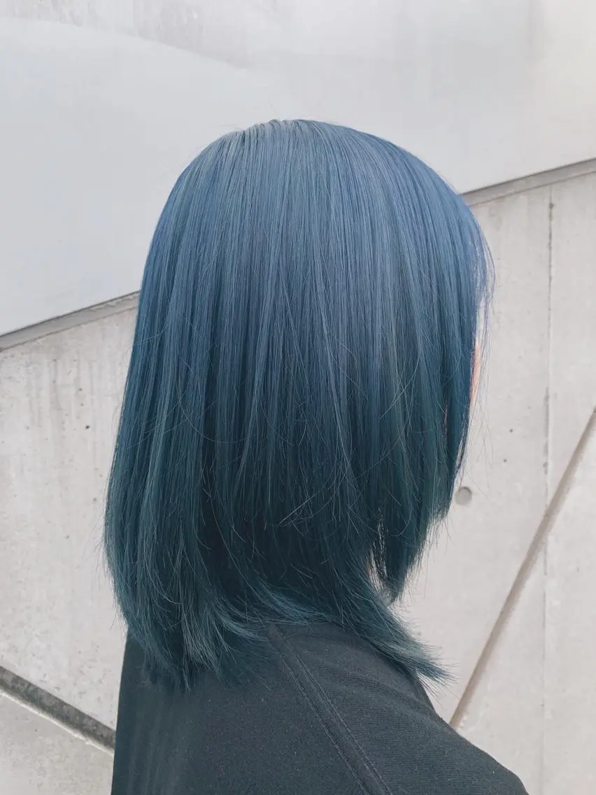 セミロング カラー パーマ ボブパーマコテ巻き風 パーマNo1深江秀平のヘアスタイル
