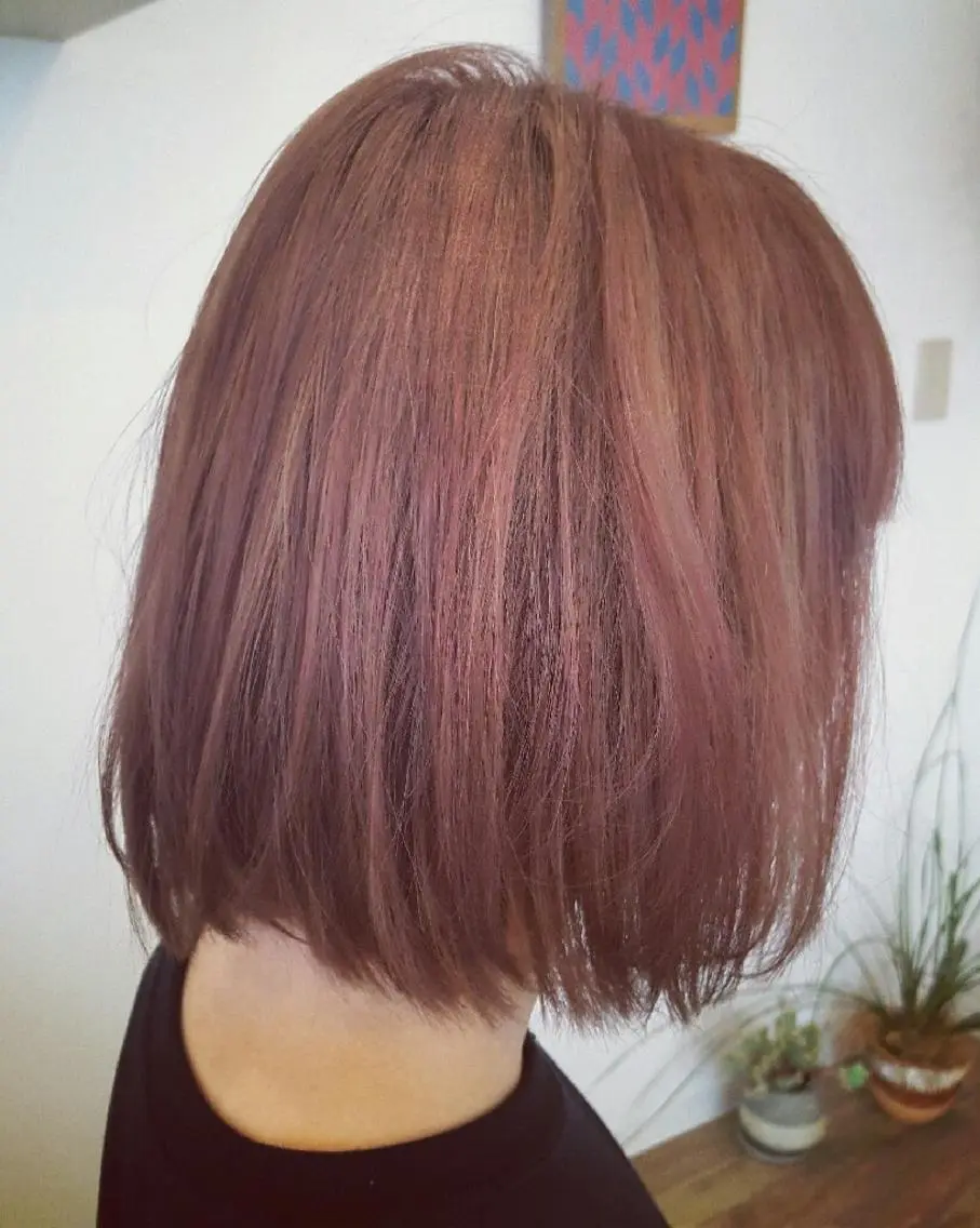 ミディアム カラー spa hair ark 富井直美のヘアスタイル