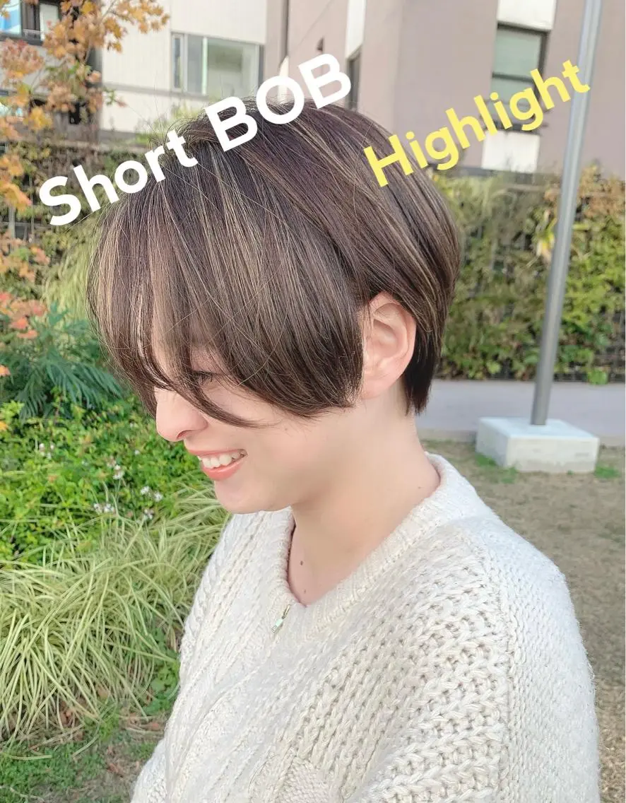 ショート カラー カット ヘアカラー トリートメント ボブ/ショート得意 安西駿一　【銀座】のヘアスタイル