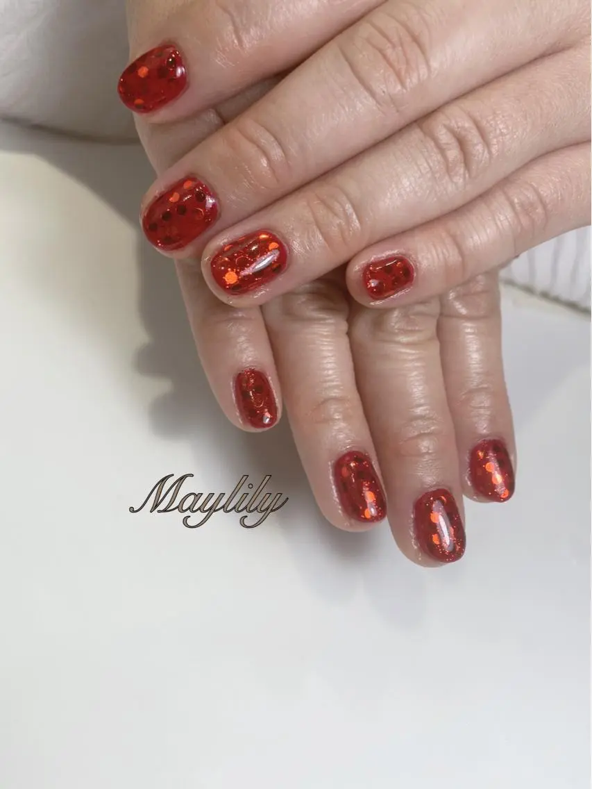 ネイル 持ち込み ハンドネイル Nail salon Maylilyのネイルデザイン