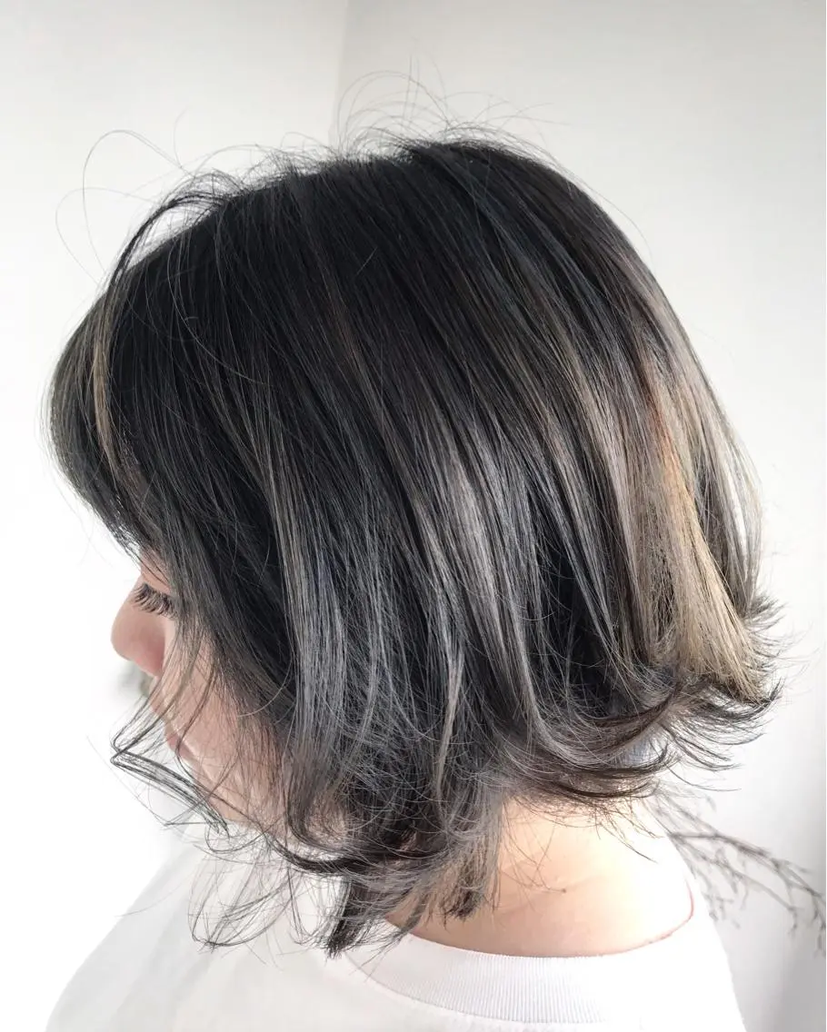 ミディアム ボブ 大嶋 宏隆のヘアスタイル