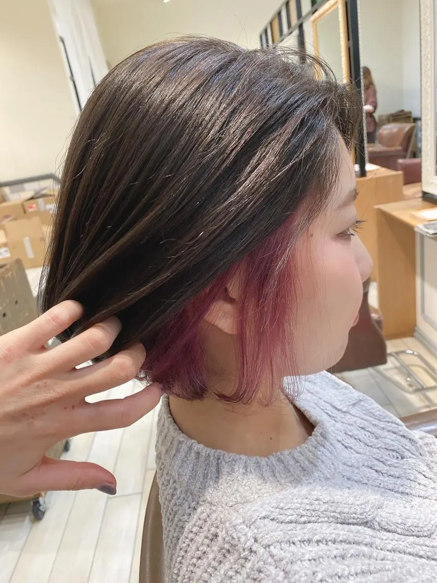 ミディアム カラー ブリーチ インナーカラー ✳︎SERA✳︎ 平日のみご案内のマツエク・マツパデザイン
