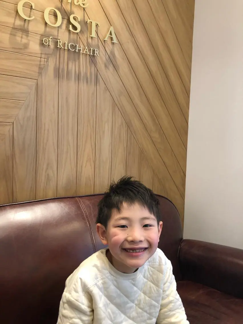 ショート メンズ キッズ 鈴村 大介のヘアスタイル