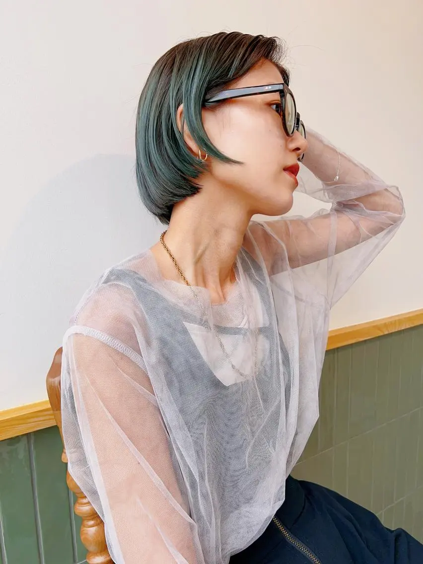 ショート カラー ヘアアレンジ 【代表】 たき〜のヘアスタイル