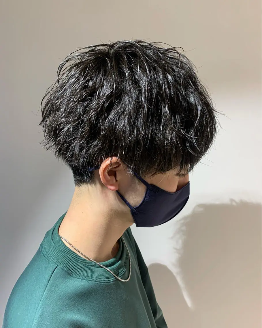 カラー パーマ カット パーマ トリートメント 大人男髪/メンズ パーマ/hiroのヘアスタイル
