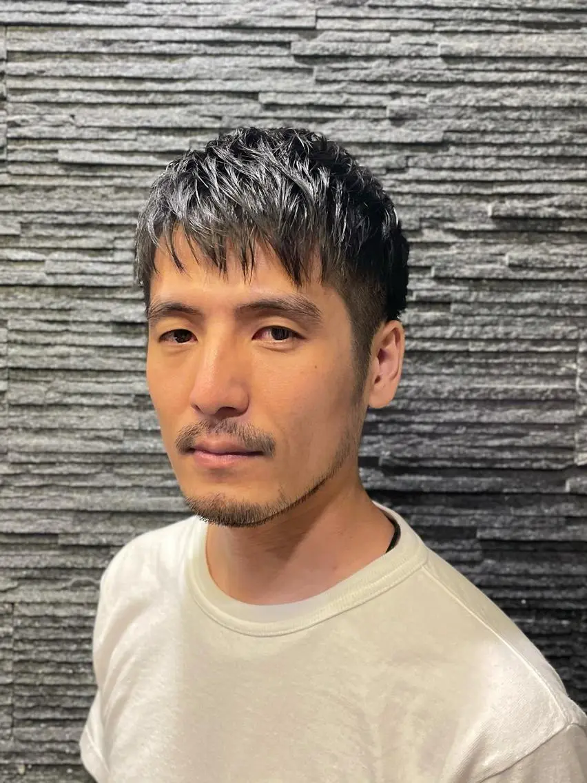 ショート メンズ 野川 純麗のヘアスタイル