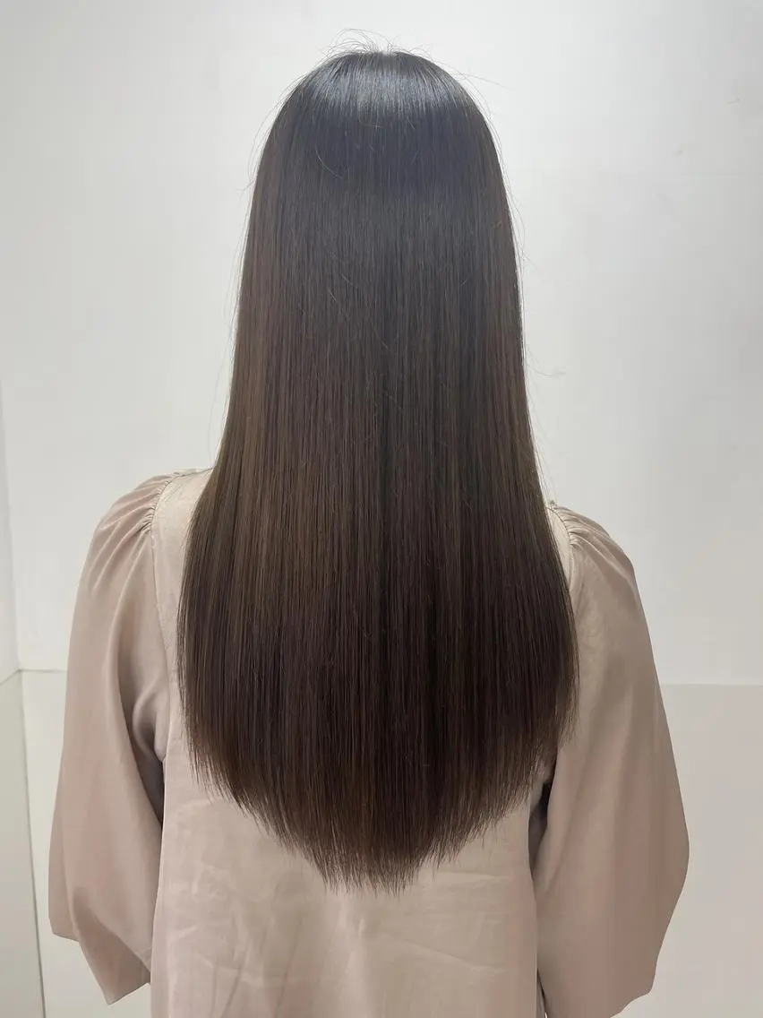 ロング ヘアカラー トリートメント BASSA鷺ノ宮 KANON⸜❤︎⸝‍のヘアスタイル