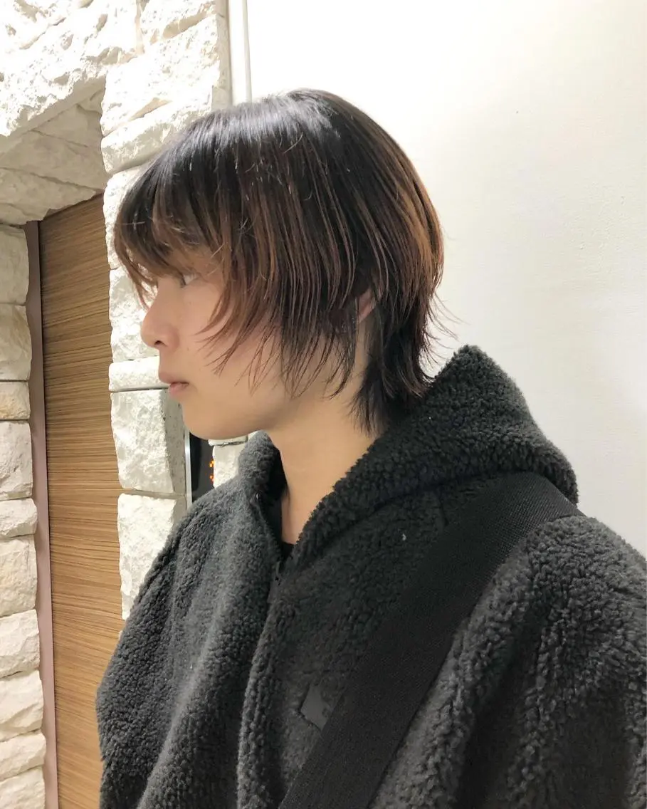 ヘアアレンジ メンズ メンズウルフカット ウルフカット カット トリートメント ヘアセット メンズ特化✂️栗原 侑也のヘアスタイル