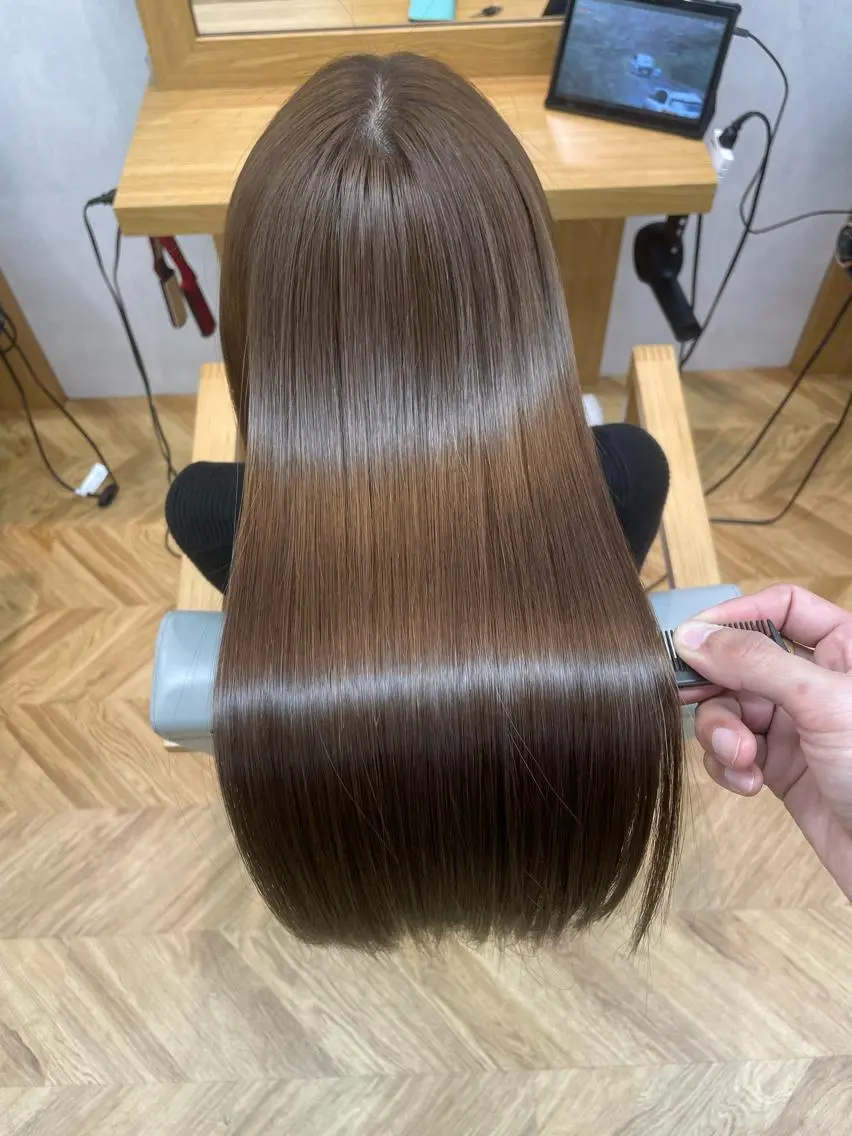 ロング カラー トリートメント 髪質改善🌸縮毛矯正 専門家💖後藤のヘアスタイル