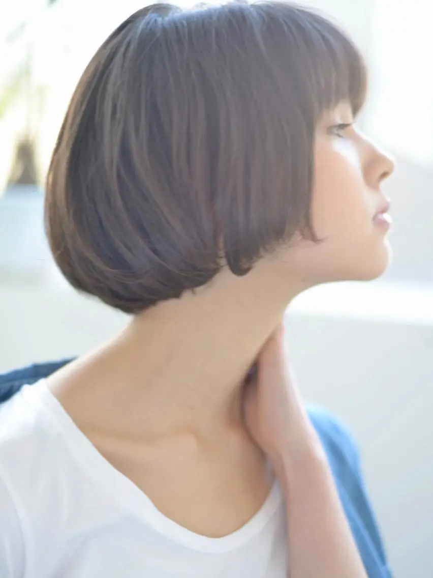 ショート カラー すきバサミを使わない カット✂️✨郡司泰之のヘアスタイル