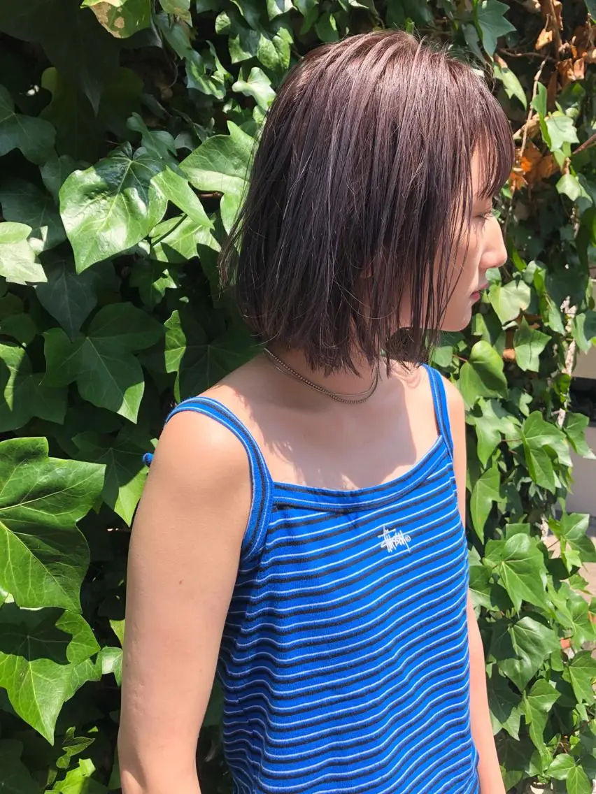 ミディアム Pia ツボイ ケイタのヘアスタイル