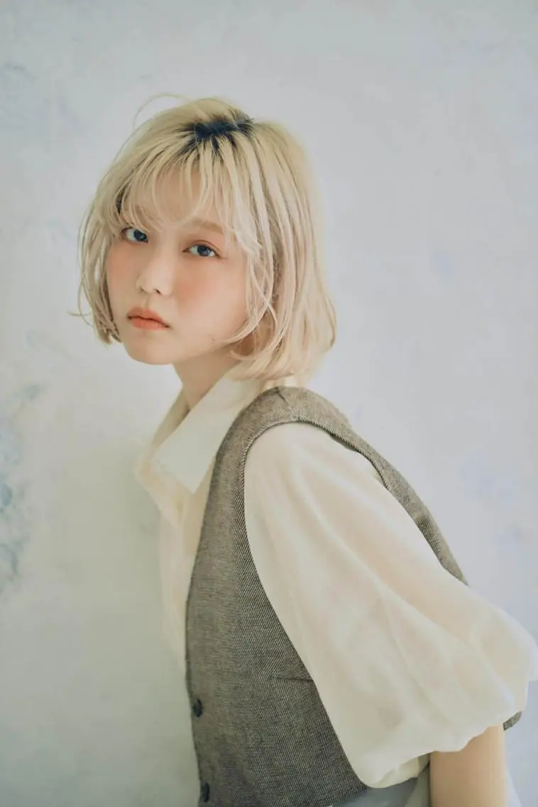 ミディアム 浜口 杏里のヘアスタイル