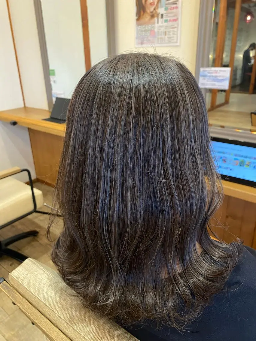 ミディアム カラー 【髪質改善美容師】 KAITOのヘアスタイル