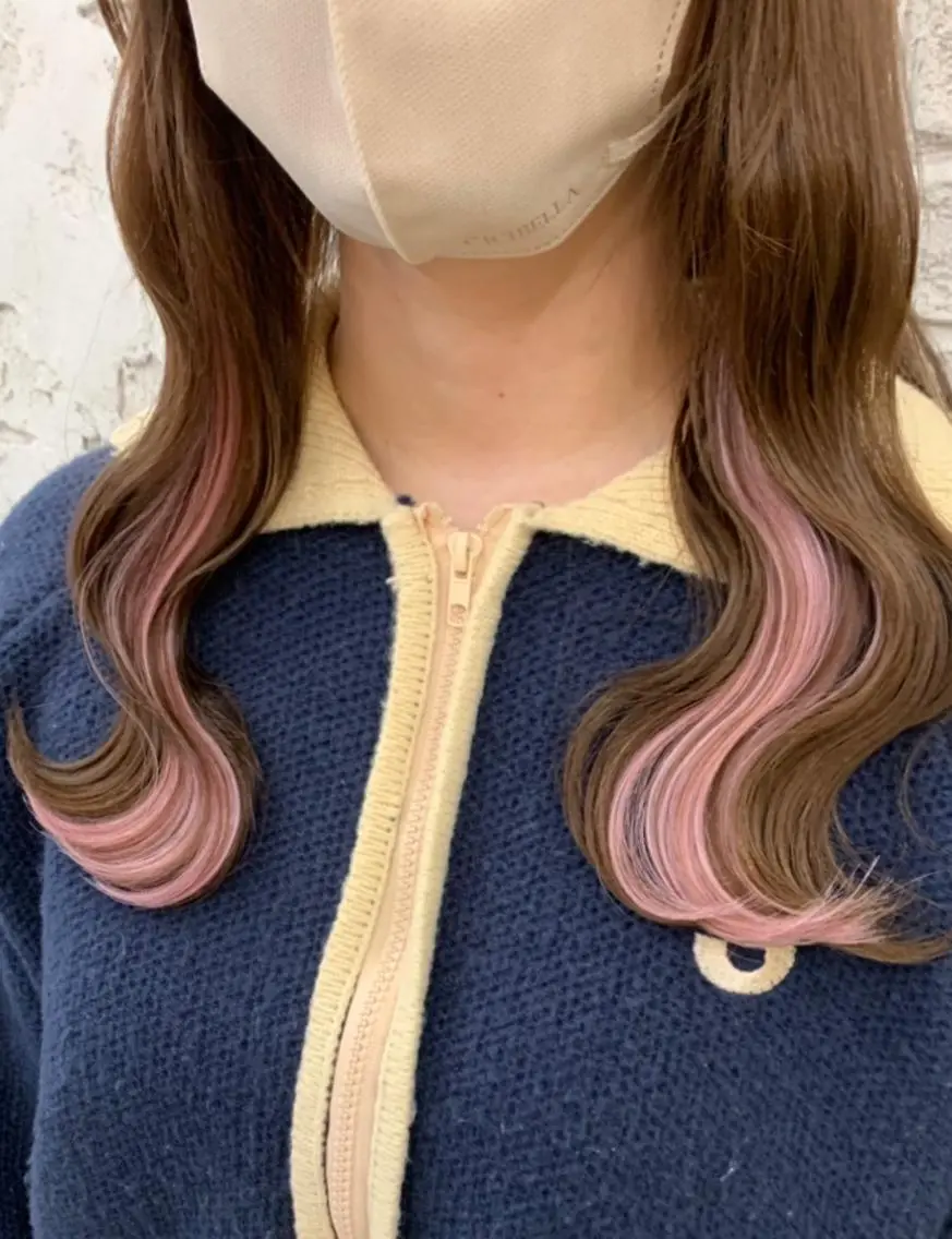 セミロング エクステ 💙🎀モテ髪 ♡Airi🎀💙のヘアスタイル