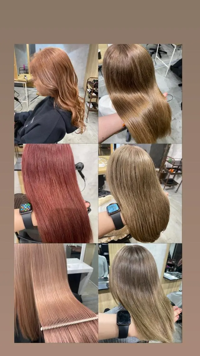 セミロング カラー 髪質改善/レイヤー カット手塚奨のヘアスタイル