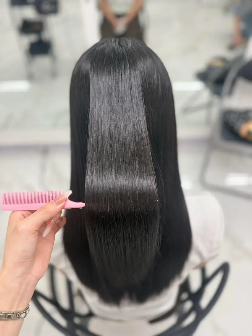 ロング 髪質改善 縮毛矯正 FOCUSJAPAN 烏丸のヘアスタイル