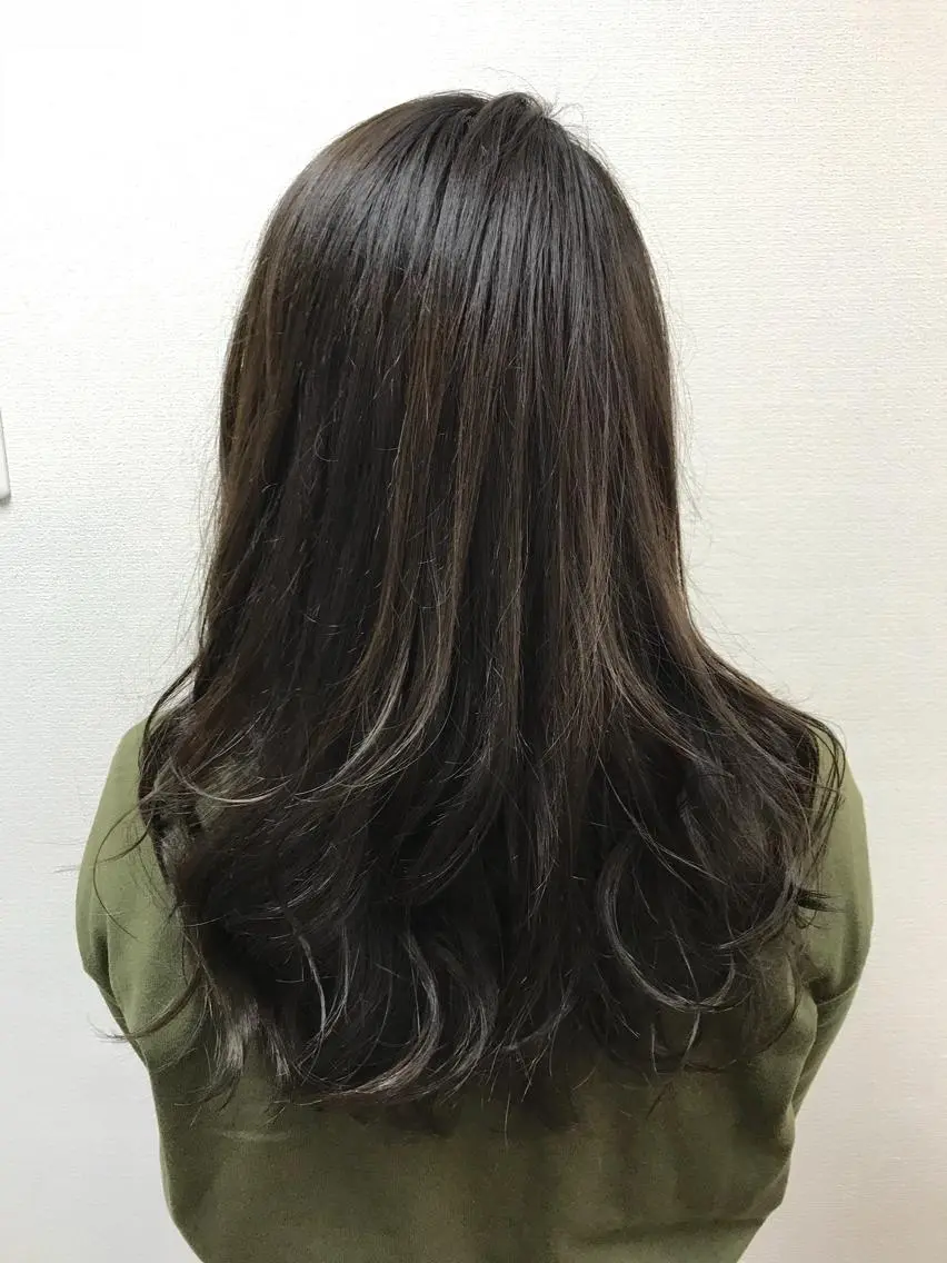 ロング カラー ヘアアレンジ カット ヘアカラー トリートメント 吉森 満俊のヘアスタイル