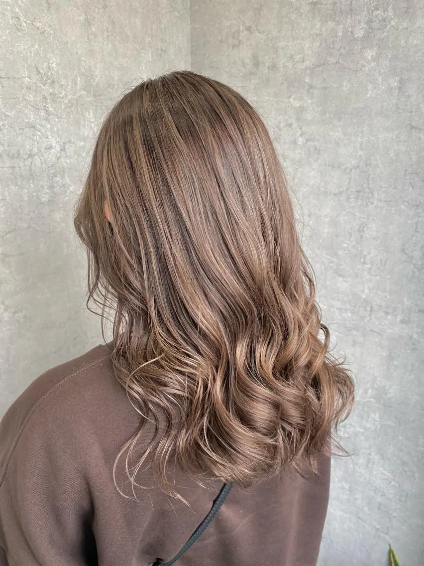 ロング カラー パーマ ヘアアレンジ 🤍透明感カラー🤍 Ryujiのヘアスタイル