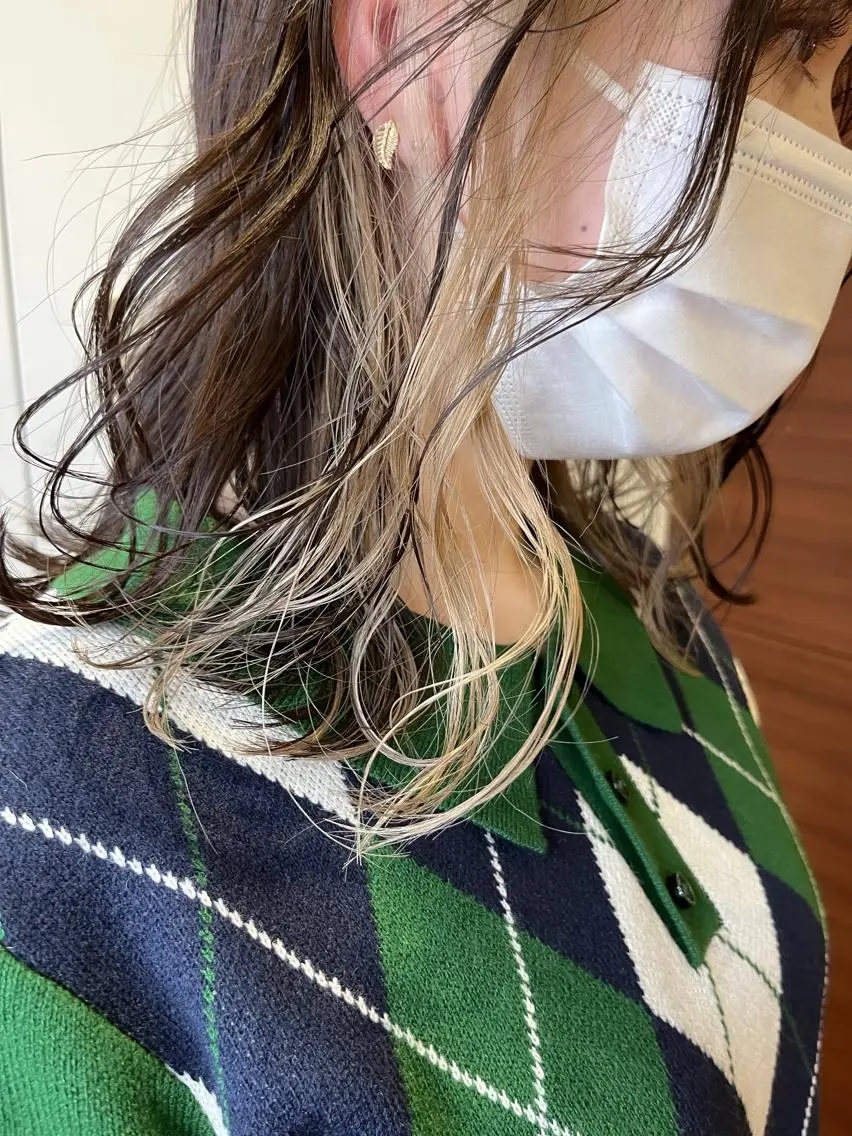 カラー ヘアカラー 河原 楓樹のヘアスタイル