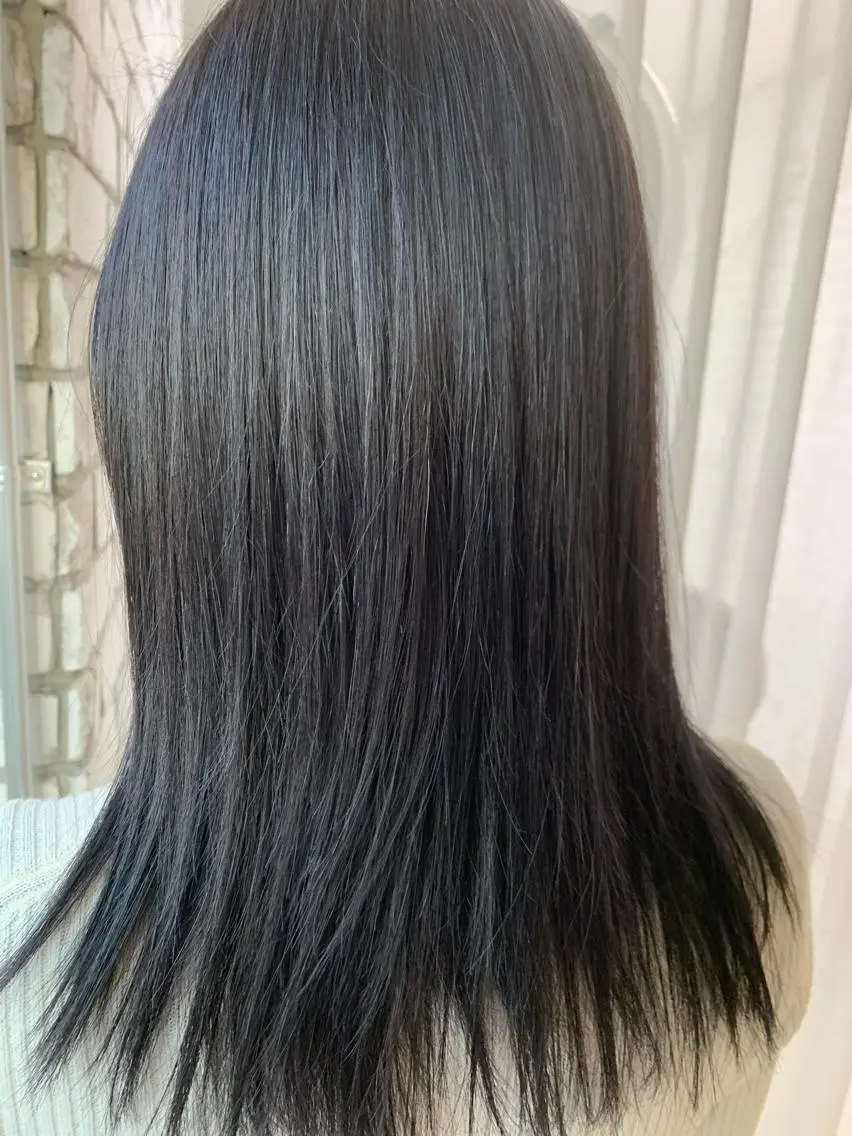 セミロング カラー 縮毛矯正 トリートメント LUXBE LUCEのヘアスタイル