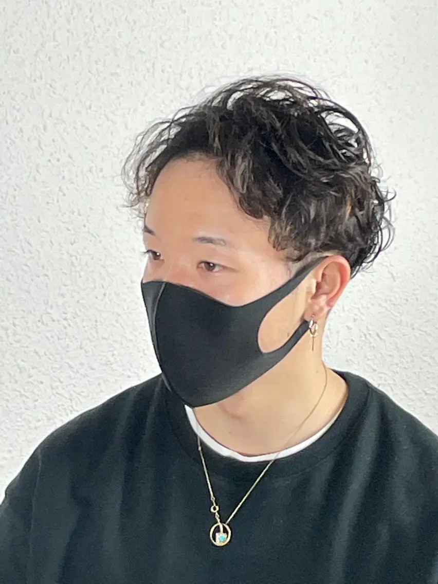 パーマ メンズ 佐藤 良祐のヘアスタイル