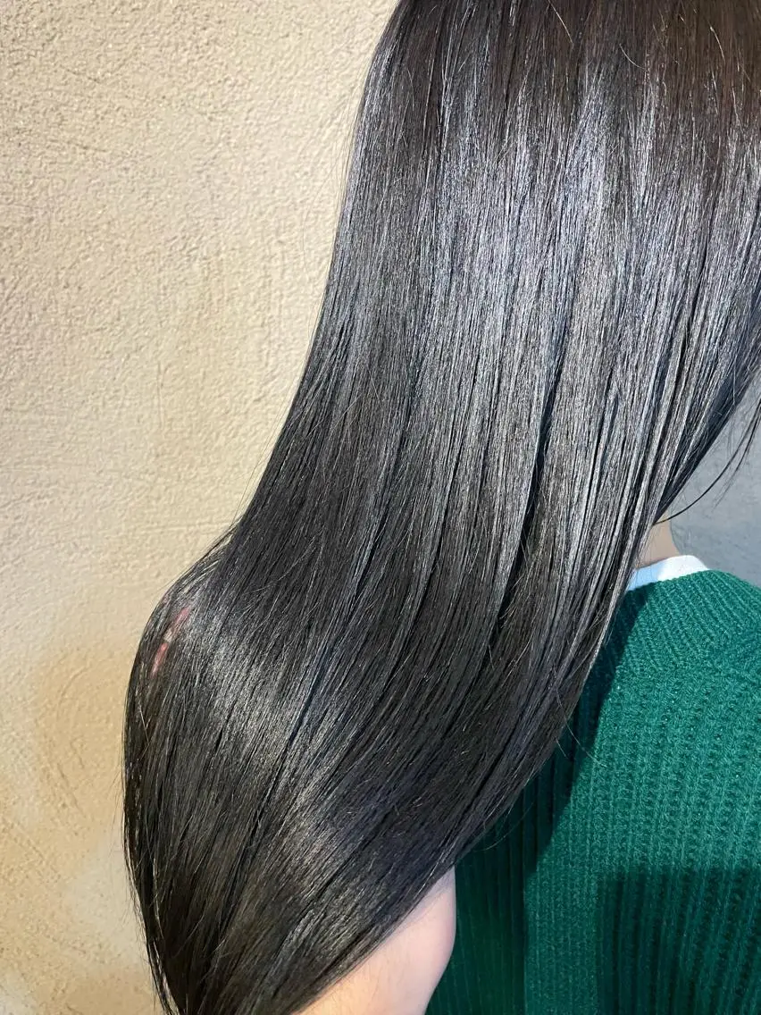 ロング カラー トリートメント 髪質改善 水野のヘアスタイル