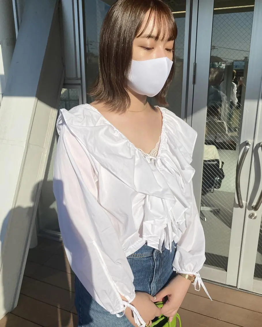 ミディアム カラー カット ヘアカラー マンツーマン半個室 tamuraのヘアスタイル