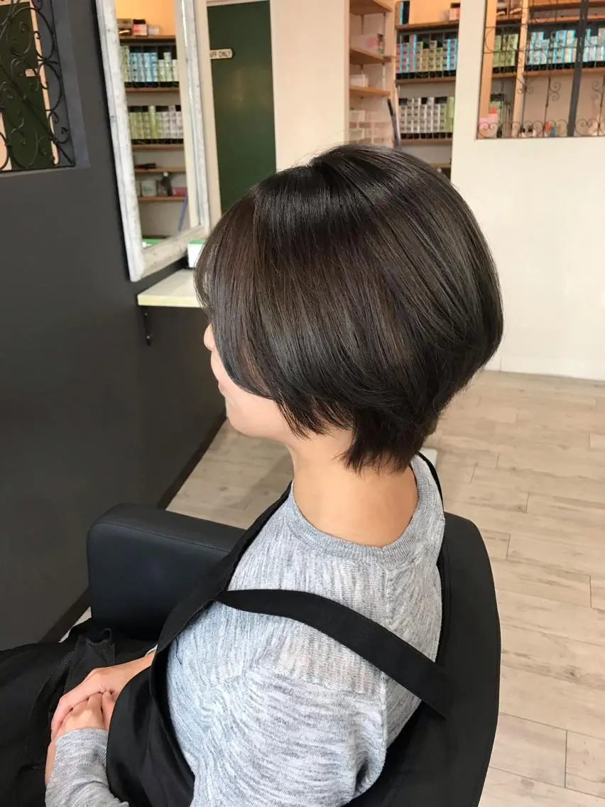 ショート ショートヘア カット ヘアカラー APPEL hair /岡山のヘアスタイル