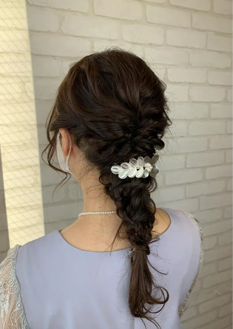 ヘアアレンジ 結婚式・ブライダル 秋葉 万柚子のヘアスタイル