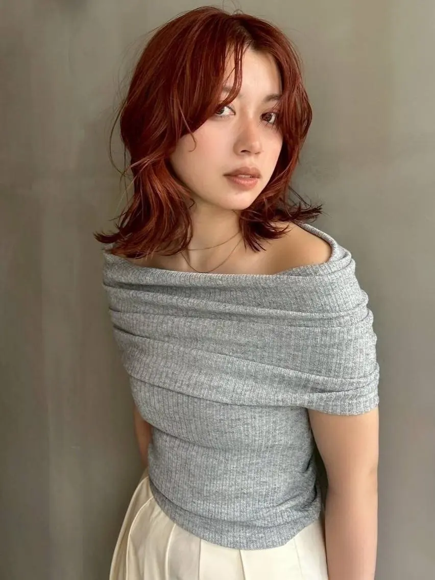 カラー ヘアカラー ecoo Sakineのヘアスタイル
