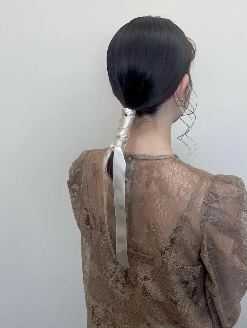 ミディアム ヘアアレンジ ヘアメイク new meのヘアスタイル