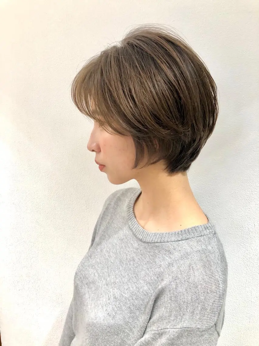 ショート 似合わせカット 迫留由弥のヘアスタイル