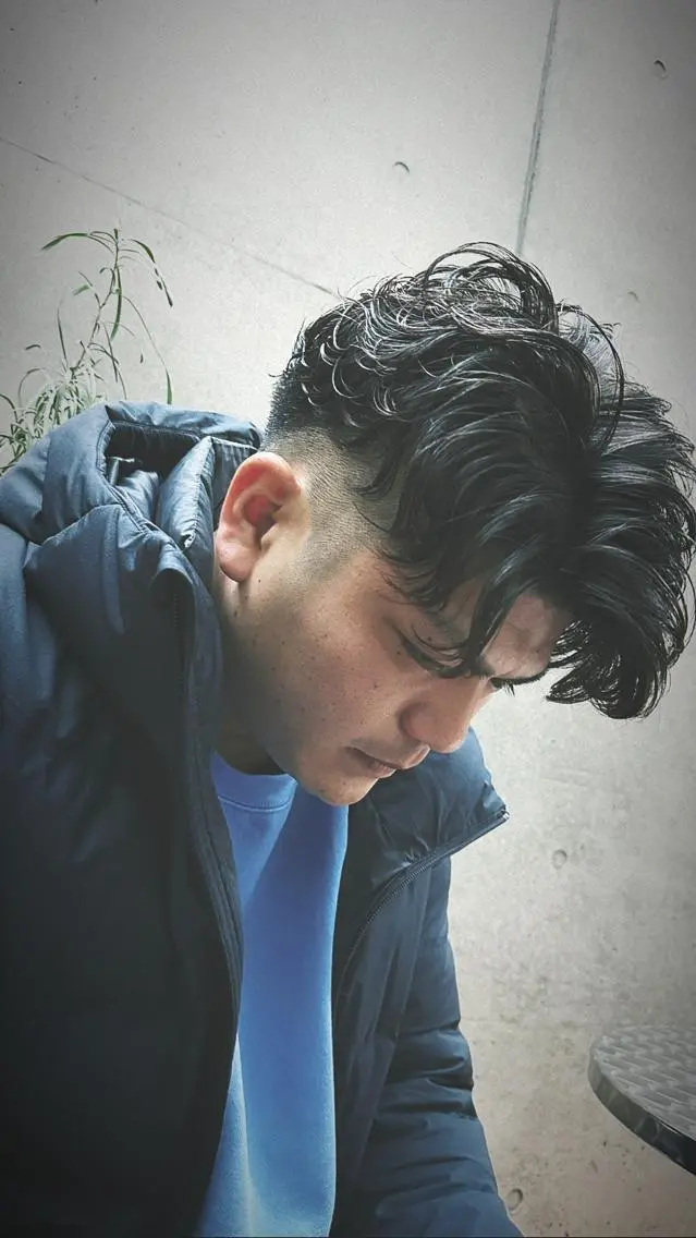 パーマ メンズ 表参道美容師 ぶんじのヘアスタイル