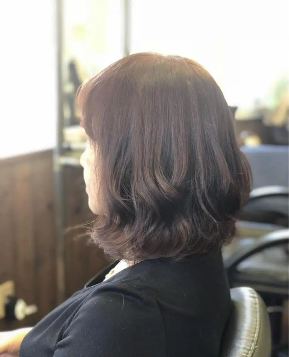 ミディアム 井上 和久のヘアスタイル