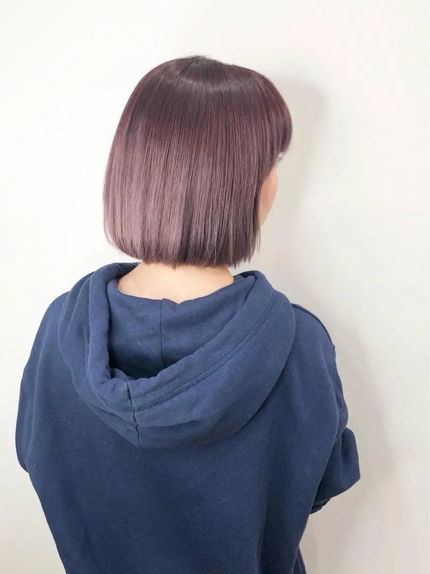 ショート カラー 🌙HIZUKI🌙 ハイトーン 艶髪のヘアスタイル