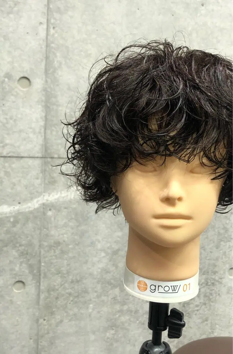 ショート パーマ ヘアアレンジ くせ毛 ニュアンスパーマ rii-🩰 トレンドメイクのヘアスタイル