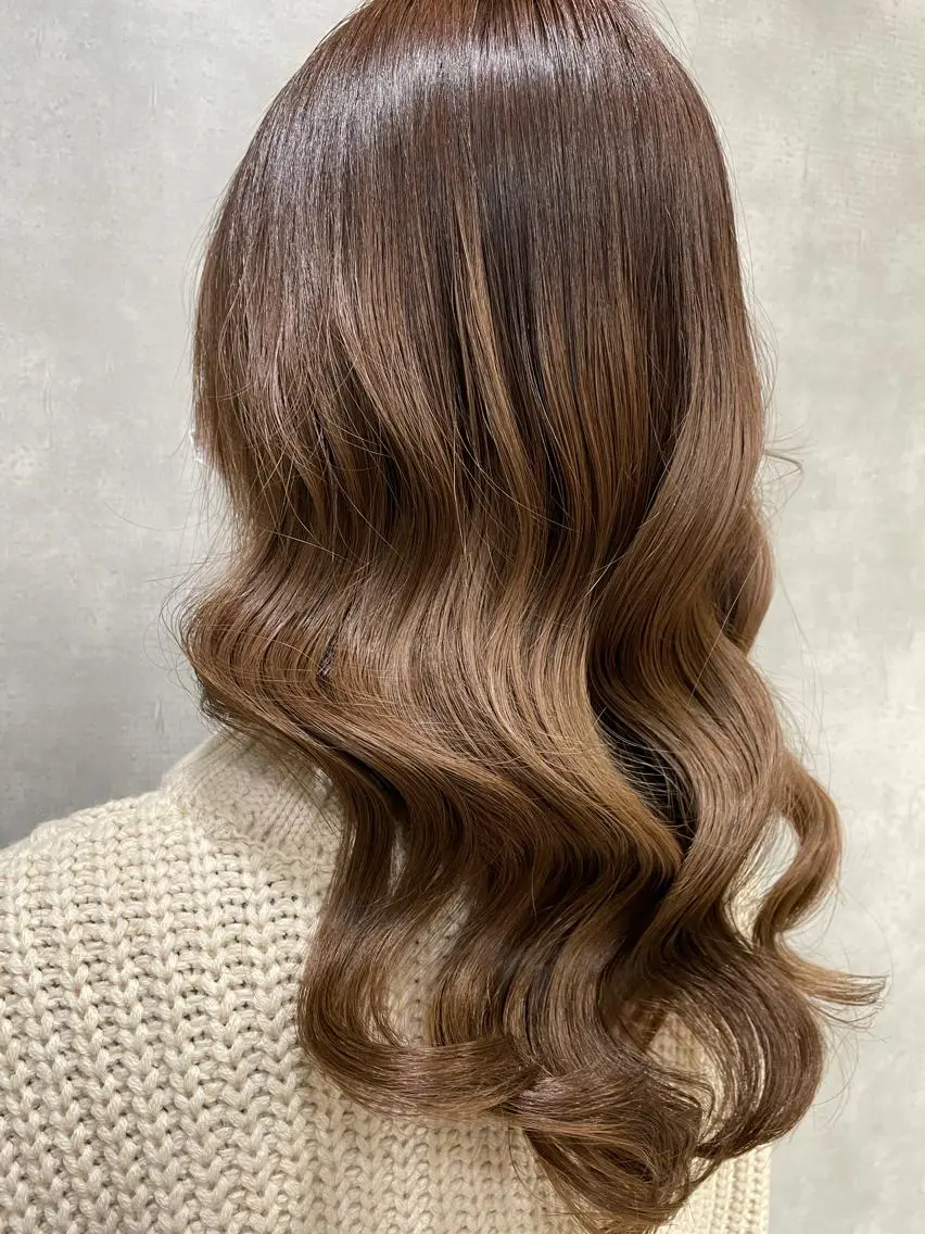 ロング カラー カット ヘアカラー トリートメント ヘアセット ✨髪質改善特化サロン ✨グシユキヤ✨のヘアスタイル