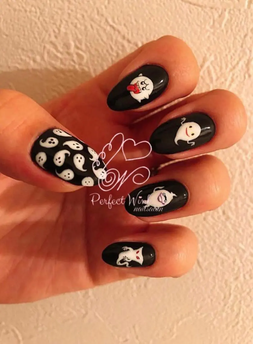 ネイル アートネイル ハロウィン ハンドネイル 💅Perfect Wink RUI🌈のネイルデザイン