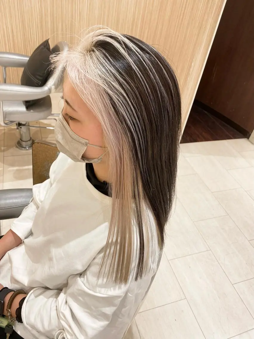 ミディアム ヘアカラー トリートメント 奥井 将希のヘアスタイル