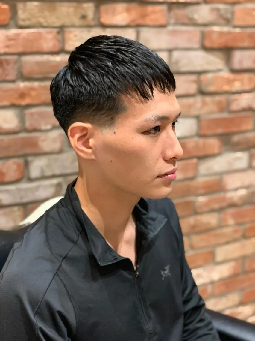 ショート メンズ 田中 千恩のヘアスタイル