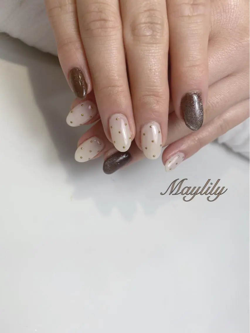 ネイル 持ち込み ハンドネイル Nail salon Maylilyのネイルデザイン