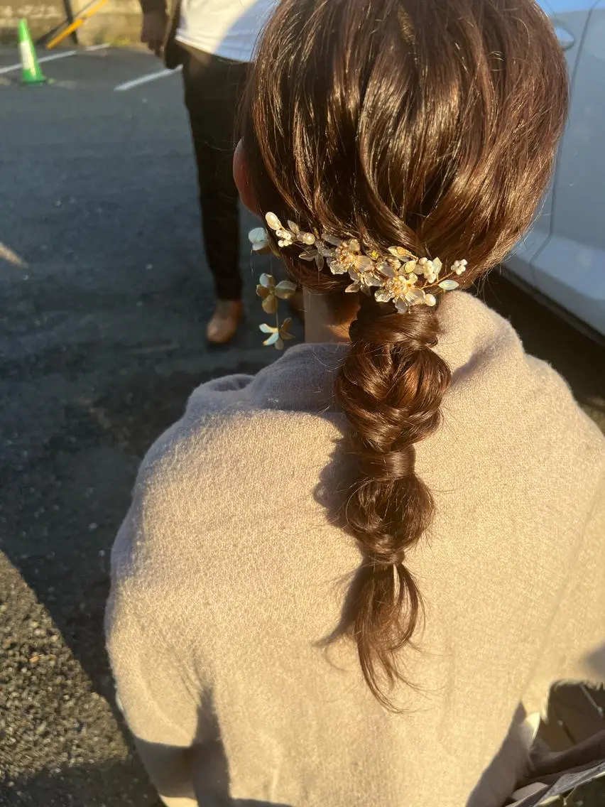 ヘアアレンジ ヘアセット ヘアメイクネイリスト hidemi中目黒のヘアスタイル