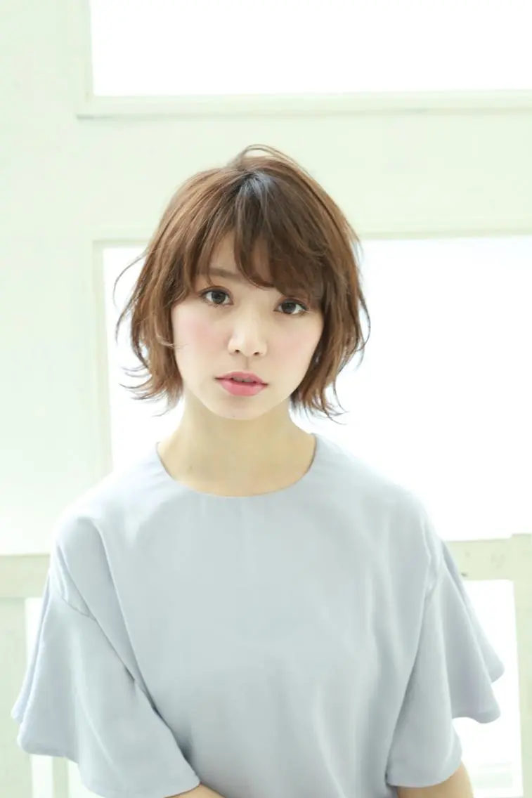 カラー パーマ ヘアアレンジ バレイヤージュ ブルーカラー ブルージュ グラデーションカラー ハイライトカラー 小顔カット✨ 透明感カラー/村上のヘアスタイル